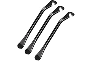 DN DENNOV Bike Inner Tire Patch Repair Kit with Vulcanizing Patches, Portable Storage Box, Premium Stainless Steel Levers, Metal Rasp and Glue, for MTB BMX Road Mountain Bicycle Travel