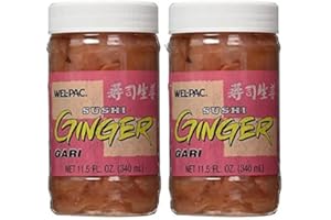 JOGOTO Japanese Pickled Sushi Shoga Ginger Sliced, 11.5 Ounce (Pack of 2)