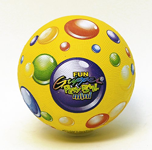 Fun Gripper 5.5 Inch (Fun Bubble) Playground Ball 2/Ply by: Saturnian I (Yellow)