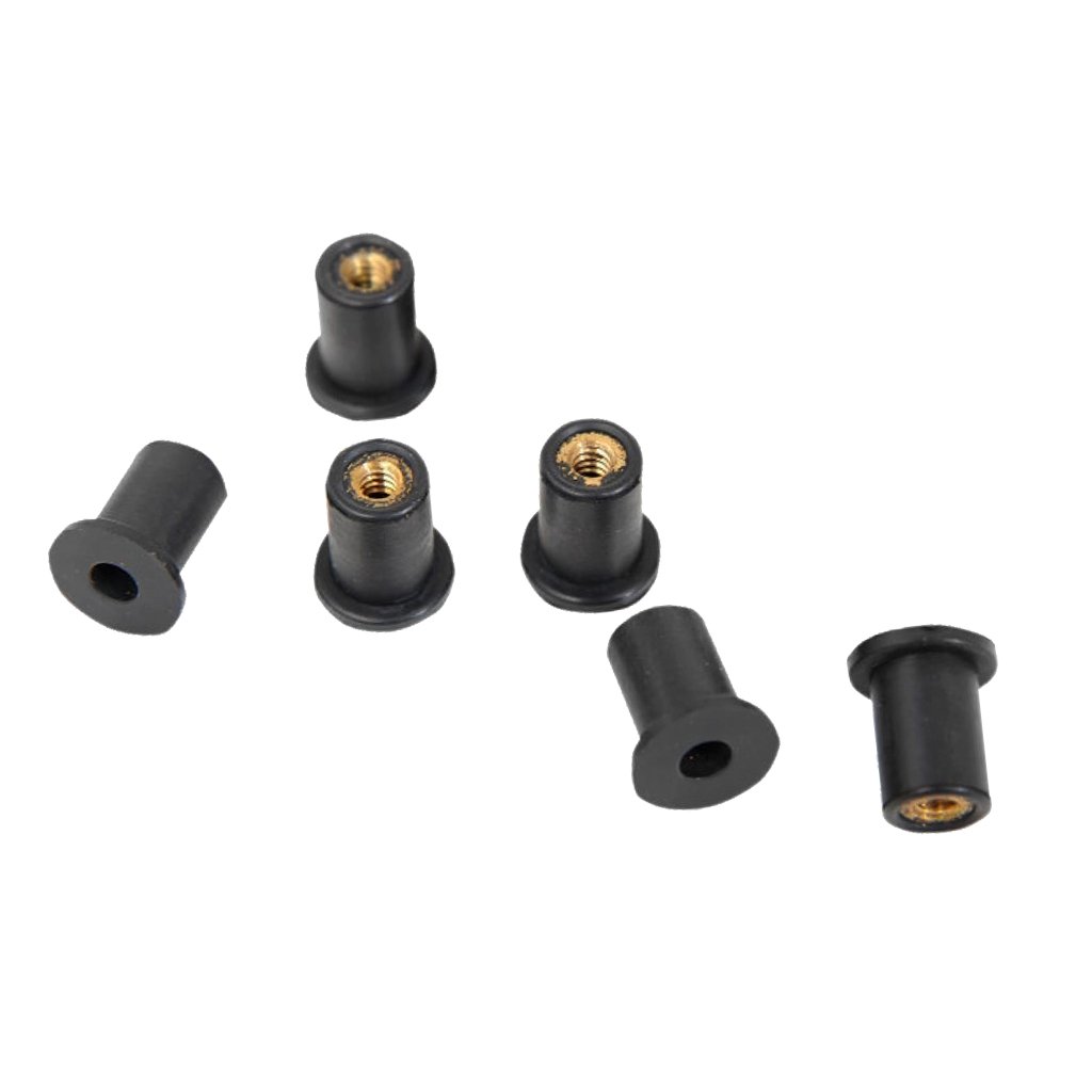 MagiDeal pcs Tuercas de Goma Sujetador de Kayak Herrameinta de Deportes de