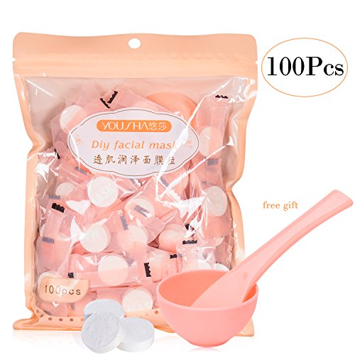 100pcs compressed facial mask grain skin care dry sheet…