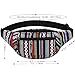 Kayhoma Boho Fanny Pack Stripe Festival Rave Retro Vintage Flat Bum Bags Travel Hiking Waist Belt Purse