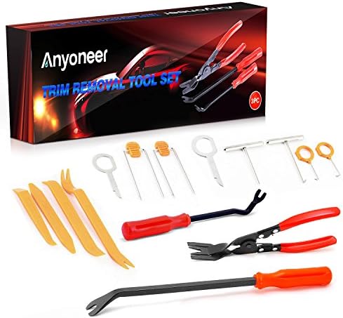 Anyoneer [15 Pcs] Clip Plier Set &amp; Fastener Remover - The Most Essential Combo Repair Kit