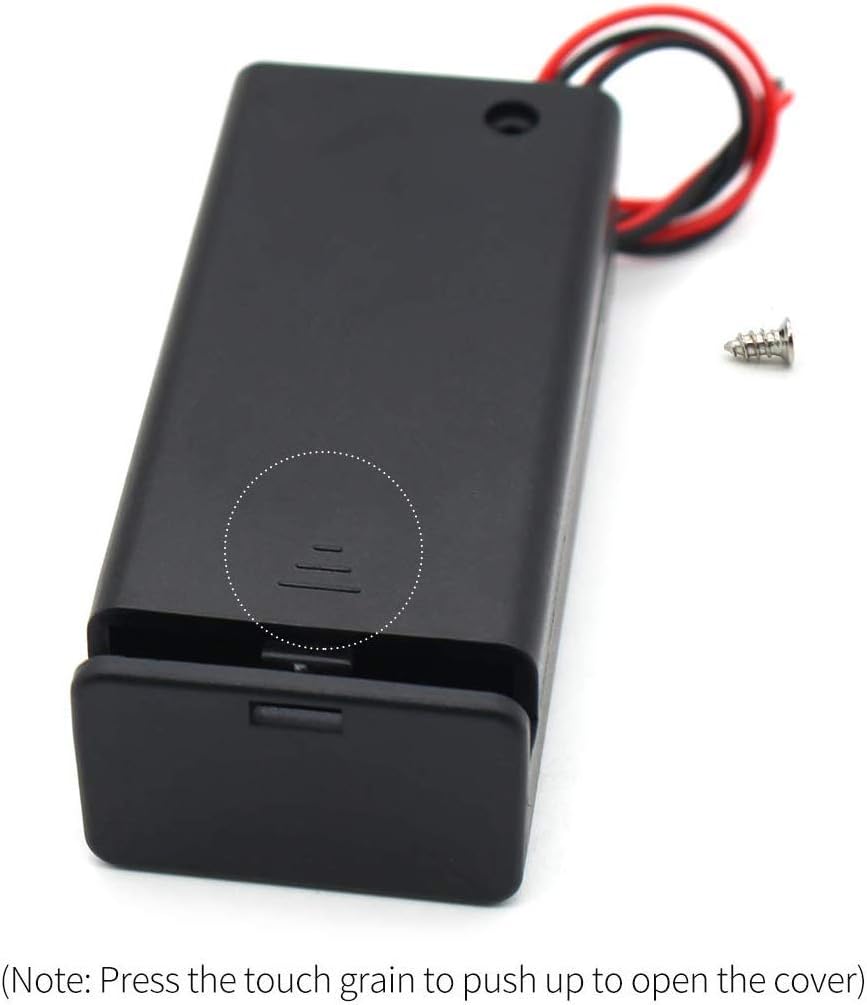 GTIWUNG 6PCS 9 Volt Battery Holder with Switch, 9V Battery Case with Switch - Image 5