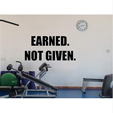 Etiqueta de la pared Decorativo Apliques Gym Tatuajes de pared