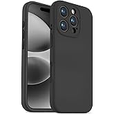 OTOFLY Designed for iPhone 16 Pro Case,[Camera Control Button Coverage][12FT Military-Grade Protection] Silicone Shockproof Slim Cover Women Men 16 Pro Phone Case 6.3 inch, Black