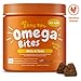 Zesty Paws Omega 3 Alaskan Fish Oil Chew Treats for Dogs - with AlaskOmega for EPA & DHA Fatty Acids - Itch Free Skin - Hip & Joint Support + Heart & Brain Health primary