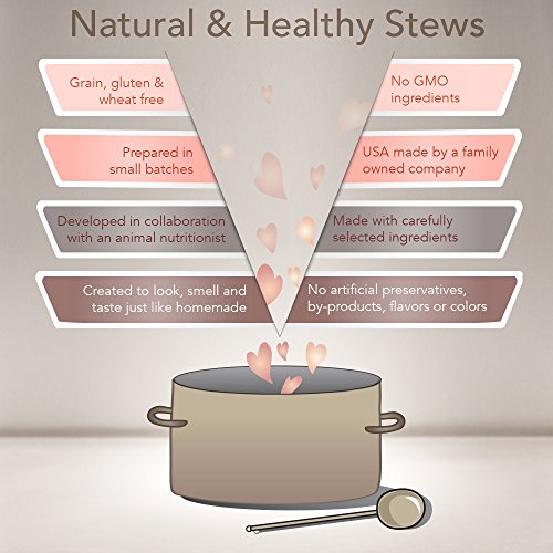 CARU REAL TURKEY WITH LAMB STEW FOR DOGS, NATURAL ADULT WET DOG FOOD WITH ADDED VITAMINS AND MINERALS, FREE FROM GRAIN, WHEAT AND GLUTEN (12.5 OZ)
