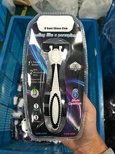 Six Blade Razor