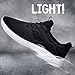 DierCosy Gym Shoes for Men Non Slip Mesh Breathable Casual Shoes Ultra Lightweight Men's Tennis Shoes Black