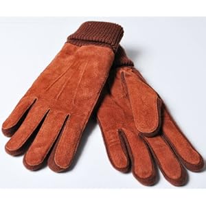 本革 ピッグスエードスキングローブ 手袋[oz131] レザー スウェード FREEサイズ キャメル色