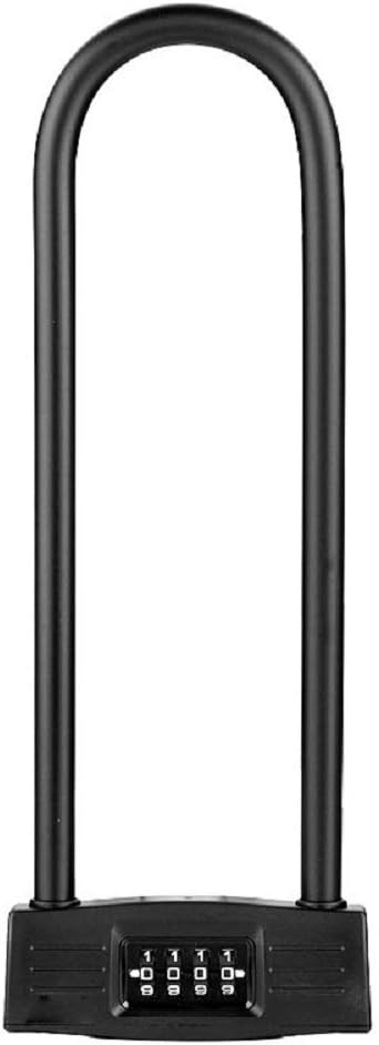 4 Digit U Lock Motorcycle Lock/Bike Lock, Resettable Combination U Lock/D Lock for Bicycles/Gate Lock - Image 4