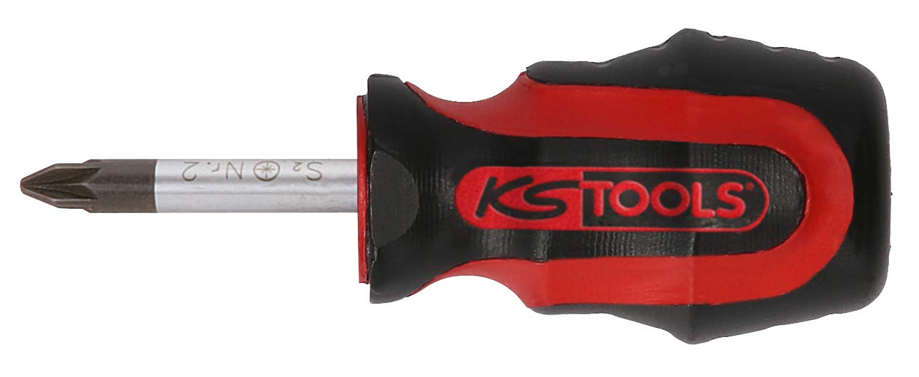 KS Tools 159.1143 ERGOTORQUEplus Screwdriver Short PZ1