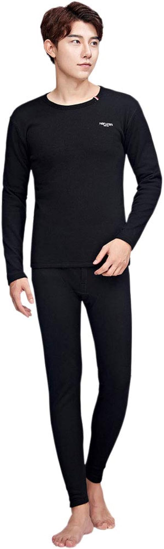 Amazon Nuodunkeji ヒートテック メンズ あったかインナー 上下セット 長袖シャツ ロングタイツ 防寒肌着 吸湿発熱 保温 保温インナー インナーシャツ 通販