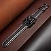 OUHENG Compatible with Apple Watch Band 38mm 40mm, Genuine Leather Band Replacement Compatible with Apple Watch Series 6 5 4 3 2 1 SE 38mm 40mm, Dark Brown
