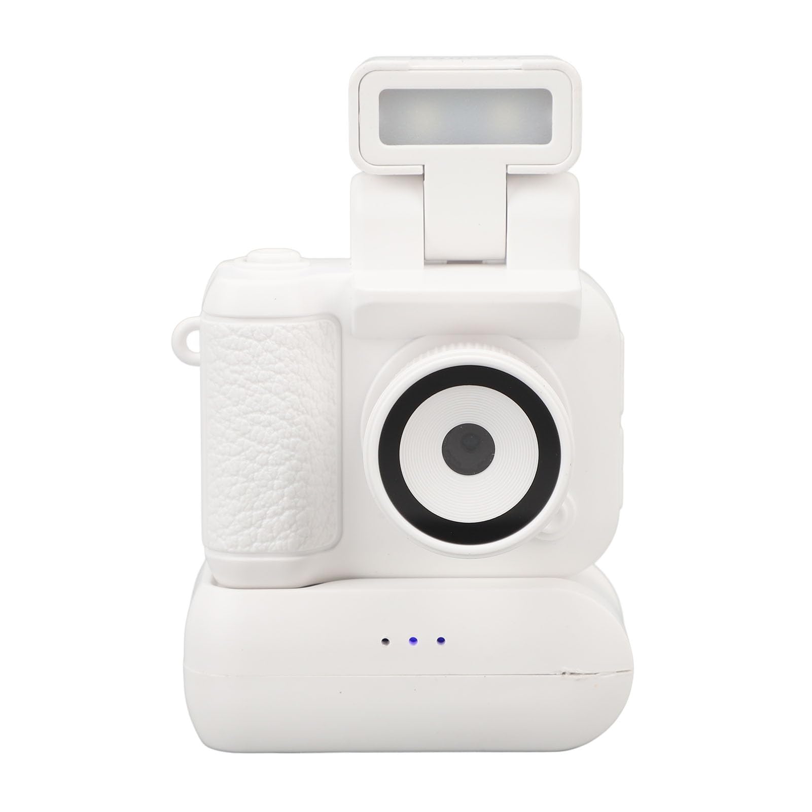 Small DV Camera, 1080P Mini DVR Camcorder, Video Cam with 1.44 Inch Color Screen, Mini Thumb Camera, with Flashlight, for Travel Photography Recording Sports Cycling (White)