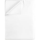 100% Egyptian Cotton Queen Size Flat Sheet Only, 1 Pc Cotton Sheet, White | 800 TC Queen Flat Sheet Only, Sateen Weave Queen Sheets, Hotel Style White Queen Sheets, Super Soft