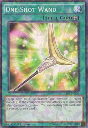 Yu-Gi-Oh! - One-Shot Wand (BP03-EN179) - Battle Pack 3: Monster League - 1st Edition - Shatterfoil