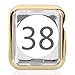 Apple Watch Series 2 Case 38mm, Alritz Plated TPU Protector Slim Anti-scratch Bumper Cover for iWatch Series 2 Series 1, Gold