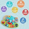 Baby Musical Elephant Toys, Toddlers Piano Keyboard Toy with Lights & Sound Music Activity Center Educational Learning…