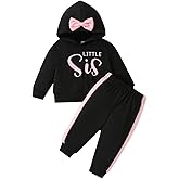 Jeinxcn Infant Baby Girl Clothes Long Sleeve Hoodie Sweatshirt Pants Toddler Fall Winter Outfits Set