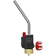 DOMINOX Trigger Start Propane Torch Head, High Intensity Propane Torch Head with Igniter for MAP, MAP PRO Fuel Cylinder, Map Gas Torch Head for Cooking, Welding, Searing and Brazing