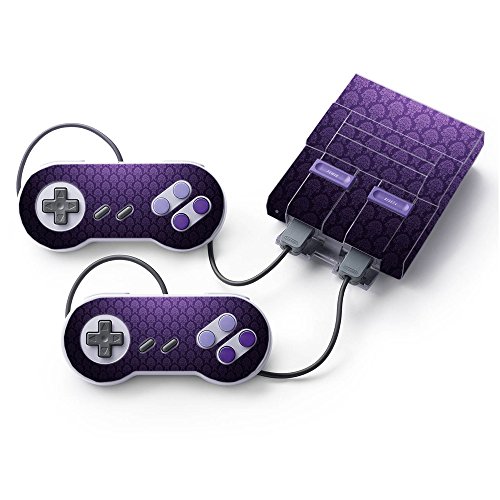MightySkins Skin Compatible with Nintendo Super NES Classic - Antique Purple |…