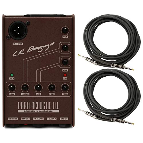 LR Baggs Para DI Parametric EQ Direct Box w/ 2 Cables