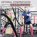 Rymora Compression Socks for Women & Men Circulation - Pink, Small - Knee High Shin Splint Support Sock - Sports, Running, Cycling, Work, Pregnancy