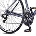 Hiland City Urban Bike for Men’s Aluminum Comfort Road City Commuter Bicycle Black Bluethumb 4