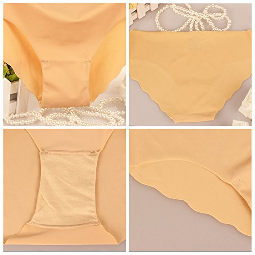 FEOYA-Mutande-Slip-Donna-Culotte-a-Vita-Senza-Cuciture-Biancheria-Intima-Traspirante-Invisibile