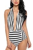 Avidlove One Piece Swimsuits Backless Swimwear Pin Up Monokinis Sexy Bikinis