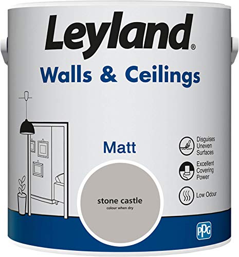 Leyland Walls & Ceilings Matt, Stone Castle, 2.5 Litre