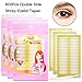 Ultra Invisible Double Eyelid Tape - 100 Pairs x 3 Pack Both Side Sticky Eye lid Strips, Instant Eye Lift Without Surgery - Perfect for Hooded Droopy Uneven or Mono-eyelids (Random Color)