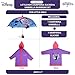 Disney Kids Umbrella and Poncho Raincoat Set, Minnie Mouse/Moana/Vampirina Girls Rain Wear For Toddler 2-3 or Kids 4-7