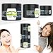 Natural Organic Teeth Whitening Activated Charcoal Powder - Enriched by Coconut & Baking Soda for Brighter Smile - Safe On Sensitive Teeth and Gentle On Gum - 2.1 Oz / 60g by Fiberganic
