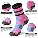 Forcool Wicking Cushion Arch Support Hiking Trekking Walking Sports Crew Socks Year Round for Men & Womenthumb 2