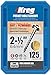Kreg SML-C250-125 Zinc Pocket Screws, 2 1/2 Inch, #8 Coarse Thread, Maxi-Loc Head (125 Count)