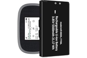 LCLEBM [Upgraded] 5500 mAh MiFi 8800L/7730L Battery, BOANV Ultra High Capacity Replacement Battery for Novatel Jetpack MiFi 8800L 7730L Battery Mobile Hotspot P/N: 40123117