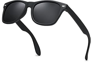 LEICO FASHION Kids Polarized Retro Sunglasses for Boys Girls Age 3-12 Shatterproof UV Protection Toddler Children Sun Glasses