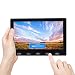 TOGUARD Portable Monitor 7 Inch IPS Small HDMI Security Monitor USB Powered HD 1024x600 Computer Display Screen with AV VGA Input, Touch Keys, Built-in Speakers, Remote Control for Raspberry Pi PC