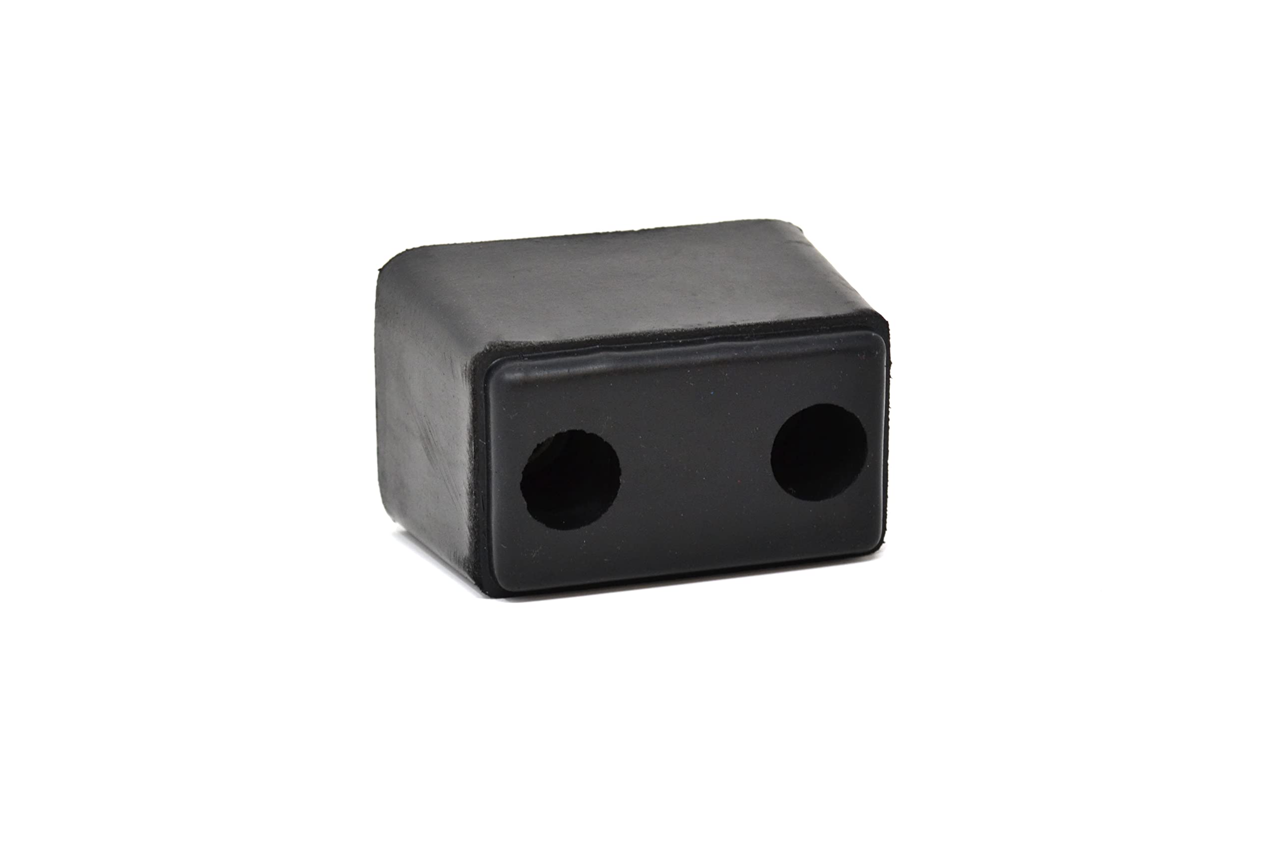 ZEROplus Very Heavy Duty Rubber Door Buffer with Two Fixing Holes Reinforced with Steel Washers (120mm Length x 75mm Width x 85mm Projection.)