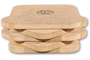 Penguin Pottery - Premium Set of 5 Square Medex MDF Pottery Bats Inserts for Heavy Duty Bat System - Hand-Made and Easy to Install Pottery Bat System