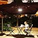 Patio Umbrella Light - SOAIY Cordless 28 LEDs Umbrella Pole Light, 3 Brightness Mode, for Outdoor Patio Desk, Camping, Pole Mounted or Hang Anywhere, Battery Operated (Silver)