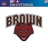 Brown University Bears Die-Cut Vinyl Decal Logo (Approx 6x6)