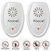 Koocat Ultrasonic Pest Repeller for Insects, Rodents, Mice, Rats, Ants, Spiders, Cockroaches, Bug, Premium Pest Control Repellent, Uses the Latest High-Effective Ultrasonic Technology_Set of 2