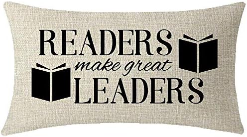 Voxpkrs With Read A Good Book Wall Quote Words Beige Throw pillow case Cushion cover pillowcase With Insert Sofa home decorative Square