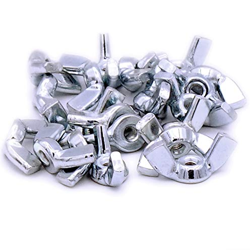 M3 (3mm) Wing Nut - Steel (Pack of 20)