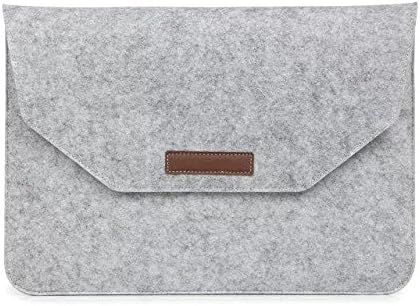 Vasileios 15 inch Felt Case for MacBook Pro Retina Case Sleeve Cover Bag (15, Grey)