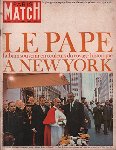 Paris Match N 862 16 Octobre 1965 Le Pape Paul Vi A New York Anniversaire De Brigitte Bardot Collectif Amazon Com Books